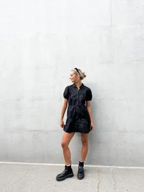 Hadley Babydoll Dress | Black