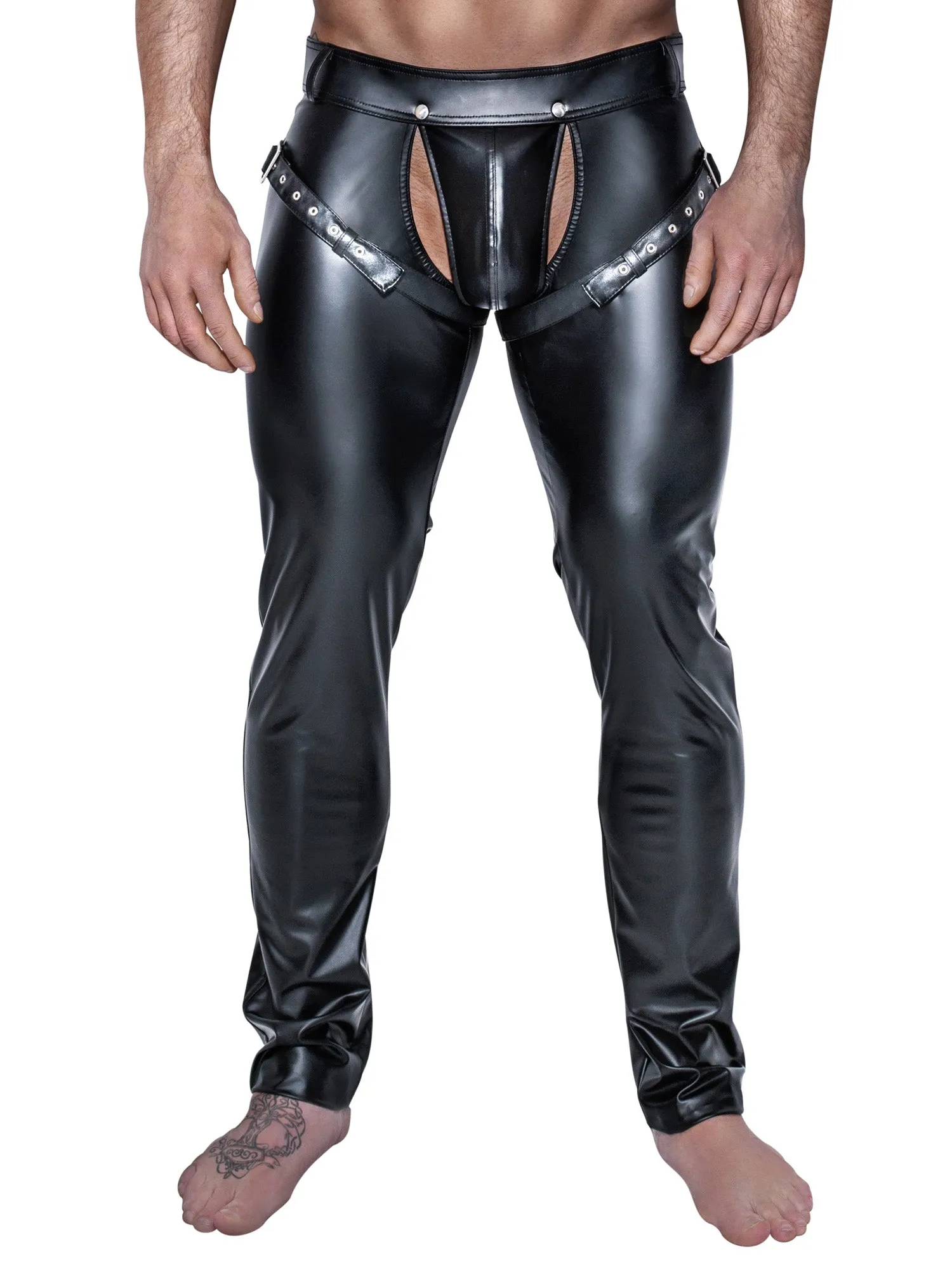 Powerwetlook Easy-Access Trousers with Harness