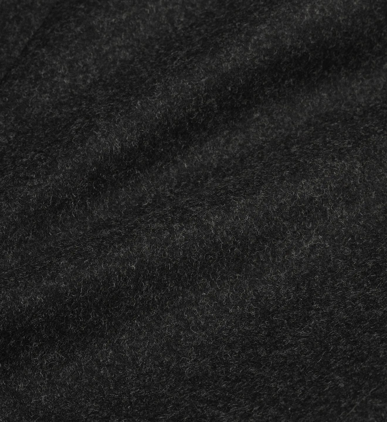 Script Logo Overcoat - Dark Grey